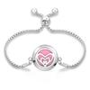 Women's Openable Titanium Steel Essential Oil Diffuser Bracelet