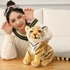 Simulated Tiger Doll Rag Doll Plush Toy Birthday Gift White Tiger Children's Toy Pillow Gift