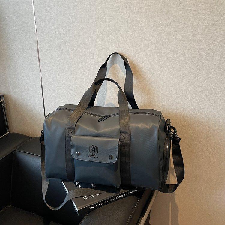 

Universal Large Capacity Storage Bag for Men and Women Wet and Dry Separation Portable Handheld Fitness Bag Front Bag синий