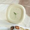 Bubble Desk Clock Quiet Movements Creamy Yellow Creative Wall Clock for Home Office Study Room Decoration Accessories