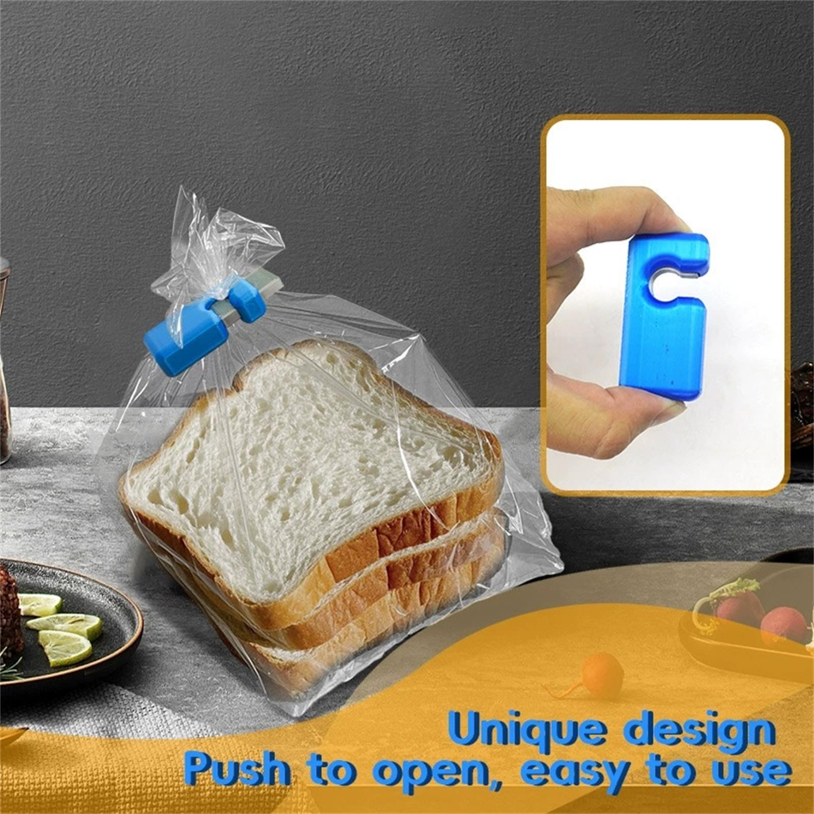 

Portable Food Seal Holder – Recyclable, Compact Plastic Tool for Home, & Easy Food Bag Sealing One Size синий