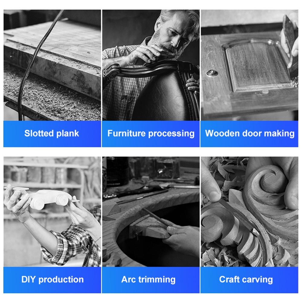 6 Gear Brushless Cordless Electric Trimmer Wood Router Engraving Slotting Machine Wood Milling Cutter for Makita 18V