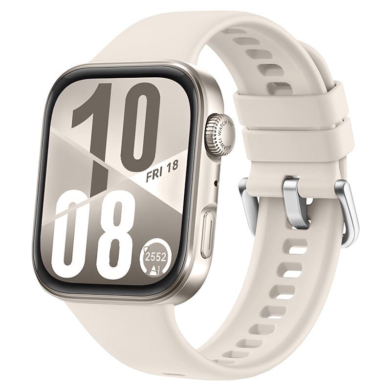 Kompatibel mit der Huawei Fit4 Uhr, mikrotexturiertes Silikonarmband, gleicher Stil wie das originale HUAWEI FIT3 Armband.