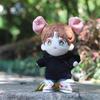 niannyyhouse 15cm Plush Clothes, Pockets, Hoodie, Jeans, Cotton Doll Clothes, Dress-Up (Black)