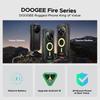 DOOGEE Fire 7 Pro Rugged Phone 5G,POC Intercom Function,Dual Camping Lights,32GB+256GB/2TB, 13000mAh/33W, 6.6" HD+IPS, 64MP+20MP