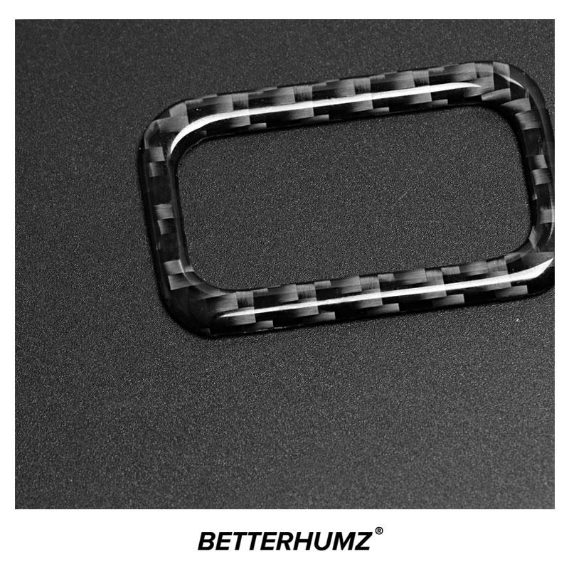 For Mercedes Benz W205 C180 C200 C300 C Class 2017-2025 Carbon Fiber Car Interior Rear Trunk Switch Button Trim Frame Stickers