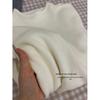 Temperament Slim Fit Knitted Sweater with Half High Neck and Straight Shoulders, Long Sleeves, Solid Color, Autumn Base Top.