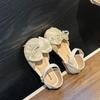 Girls Princess Soft Flat Sandals: Summer Headscarf-Style Shoes for Little Girls
