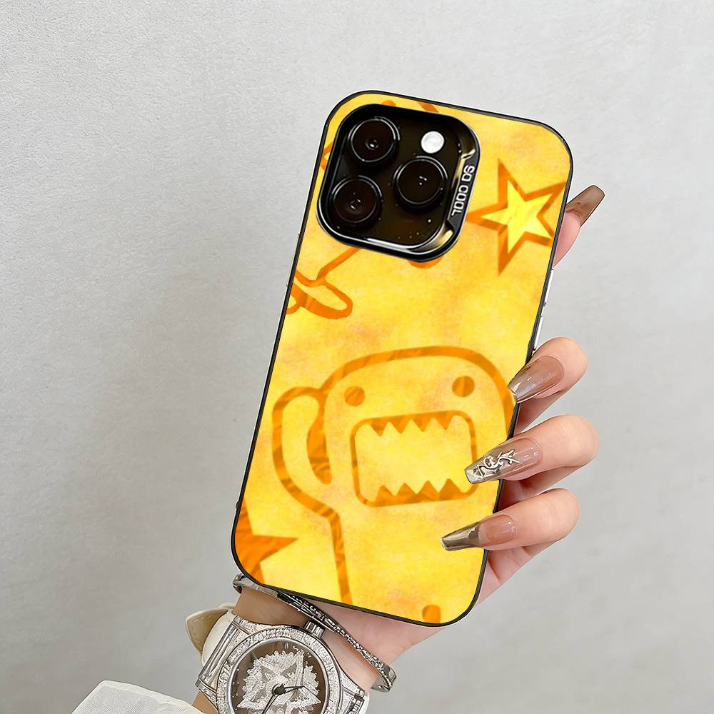 

D-Domo-kun Japan Phone Case For iPhone 17,16,15,14,13,12,11 Plus,Pro Max,XS,Colorful Silver Phone case Funda Cover iPhone16