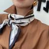 Fashion Neckerchief Skinny Hair Bands Women Silk Scarfs Long Headbands Bag Scarves 14x145cm Print Hairband Neck Scarf For Ladies