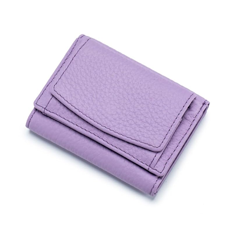

[LedLis] wallet mini wallet ladies tri-fold genuine leather cowhide compact Smaller small coin purse BOX type slim card storage small wallet men s