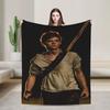Thomas Brodie-Sangster Blanket Flannel  Relax Ultra-Soft Throw Blanket for Bedroom Rug Piece