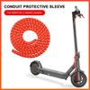 1.3m Flexible Spiral Wrap Electric Scooter Cable Protector Cover Line Organizer Pipe Protection Sleeve Cover Tube Pet Bite