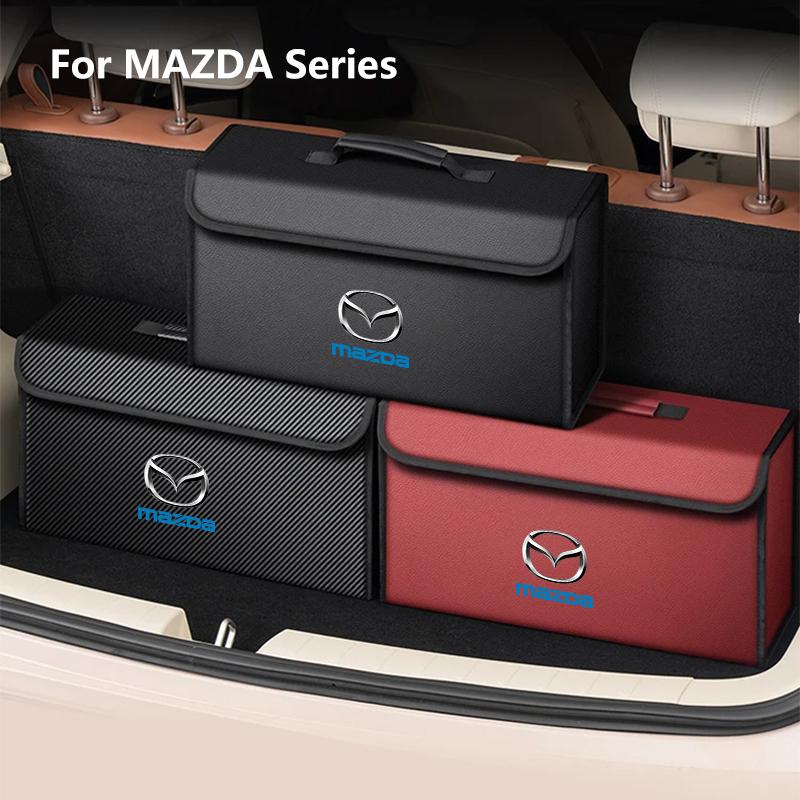 For Mazda 3 6 Alexa CX-30 CX-3 CX-5 CX-8 CX-9 2019 2020 2023 2025 Car Trunk Storage Box Foldable Stowing Tidying Bag Accessories