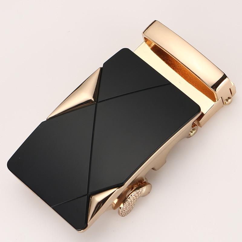 Mens Fashionable 35cm Automatic Buckle Waist Belt Durable Metal Design For Business Casual Or