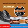 Shoe Polish: APan Genuine Leather Care Oil Cream - Colorless & Black Shine
