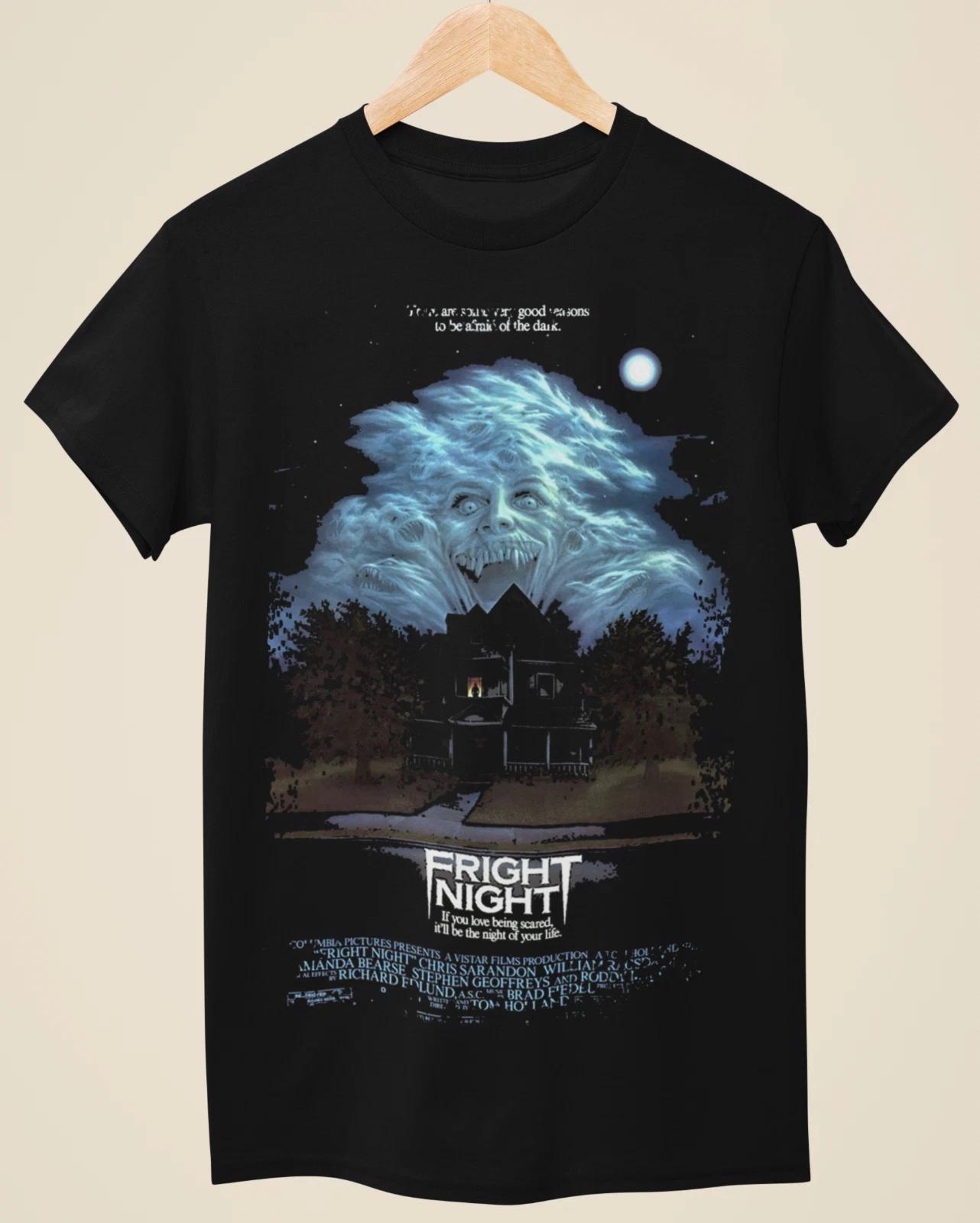 Fright Night - Movie Poster Inspired Unisex Black T-shirt M