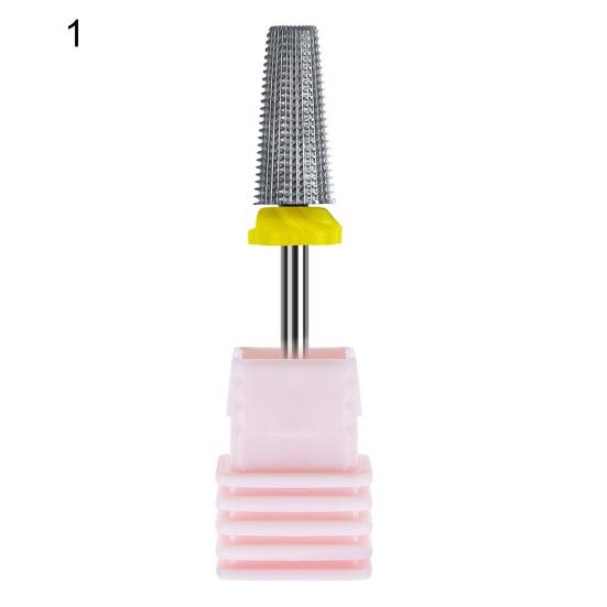 Nail Drill Bits Wear-Resistant High Strength Tungsten Steel Sanding Polishing Removing Cuticle Nail for Manicure