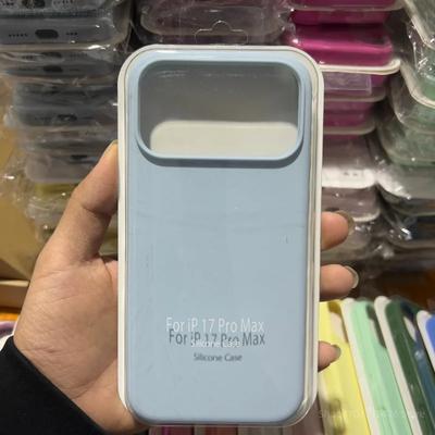 Funda de Silicona Líquida de Color Sólido Caramelo Para iPhone 17 Pro Max Air 16 15 14 13 Con Caja Con Protección de Botón Táctil de Cámara Cubierta Protectora Anti-caídas