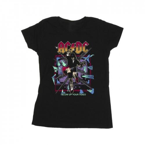 

ACDC Womens/Ladies Blow Up Your Video Jump Cotton T-Shirt XXL білий
