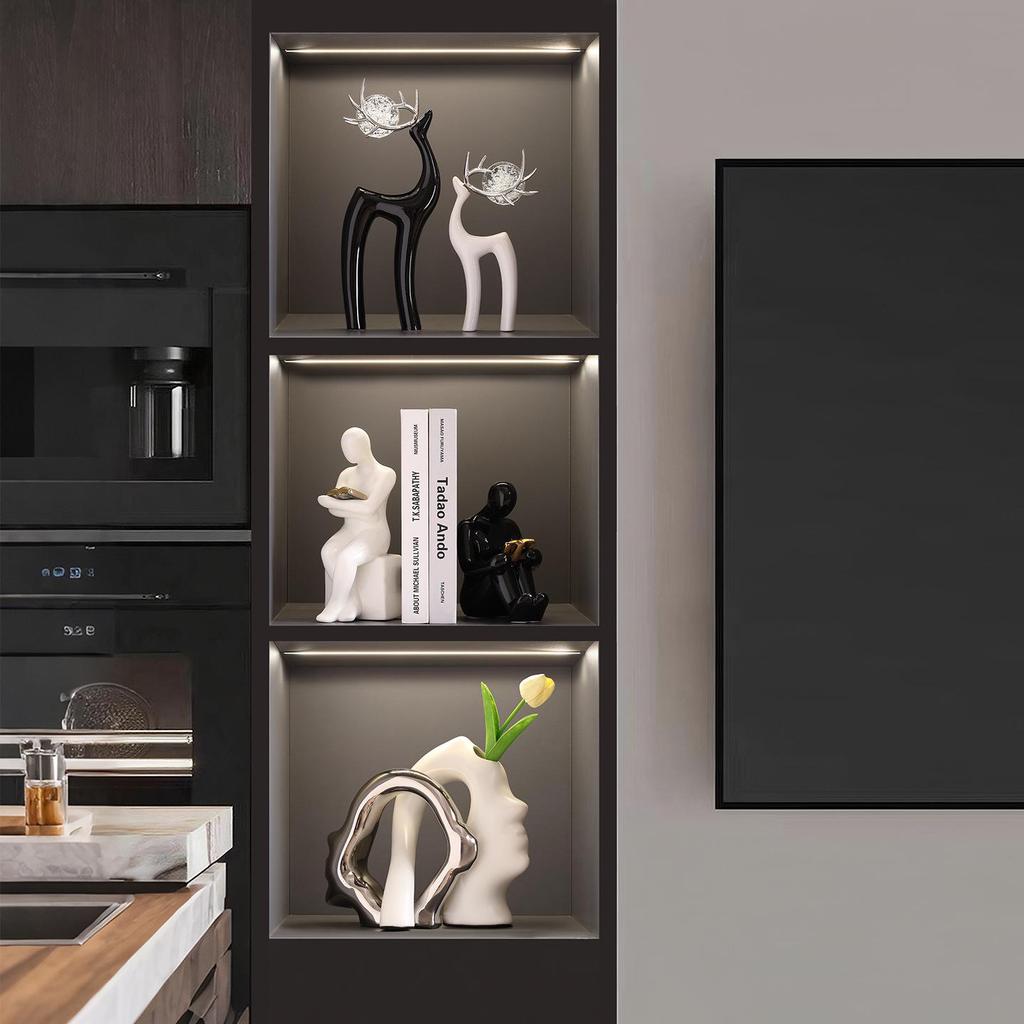 Fulu Luxury Living Room Tabletop Ornaments: High-End Decor for Wine Cabinets, TV Sideboards, and Housewarming Gifts