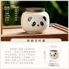 Chinese ceramic tea can creative panda household small storage tank sealed tank moisture-proof tank high-end gift box set