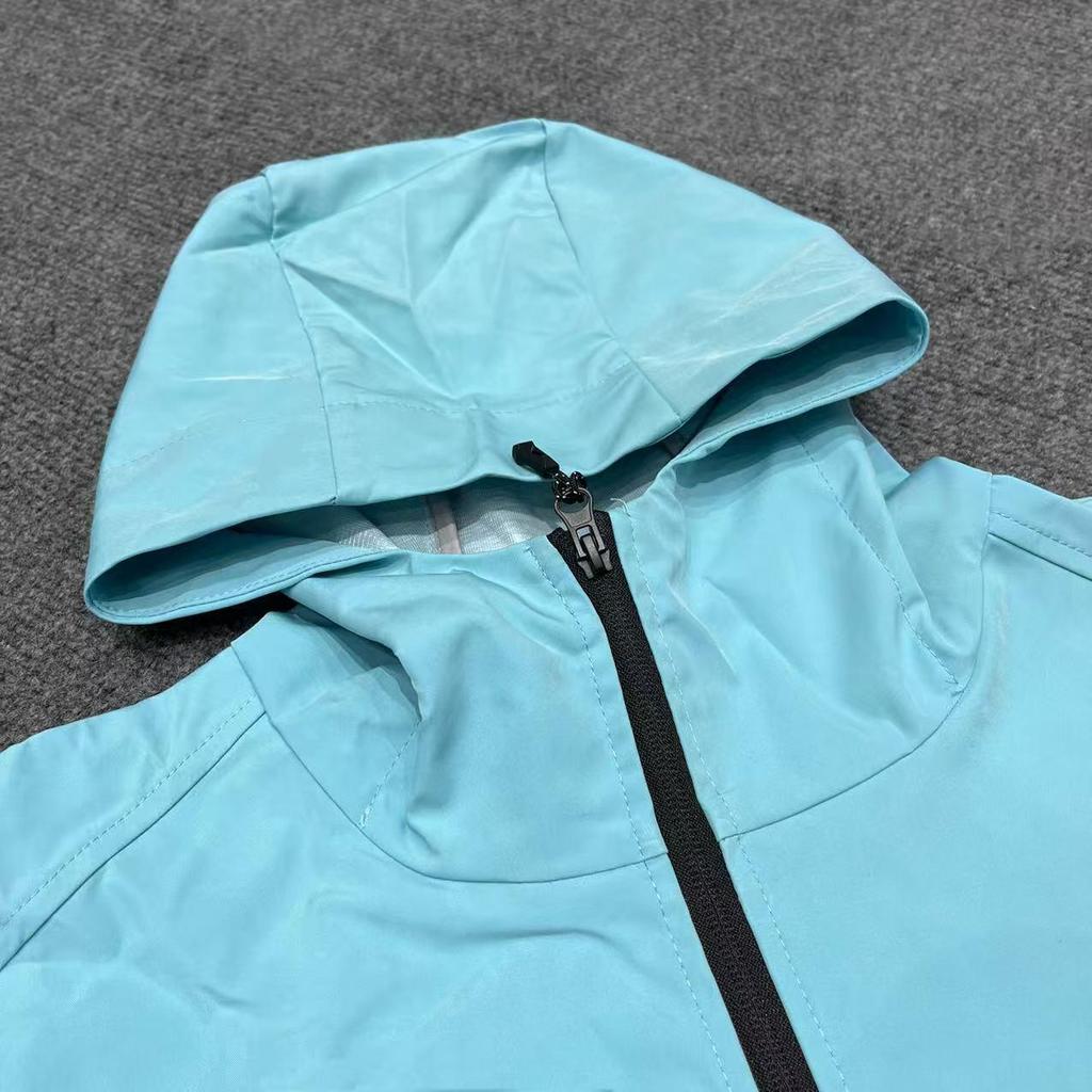 Herbst Syna Unisex Kapuzen-Windbreaker mit gesticktem Logo