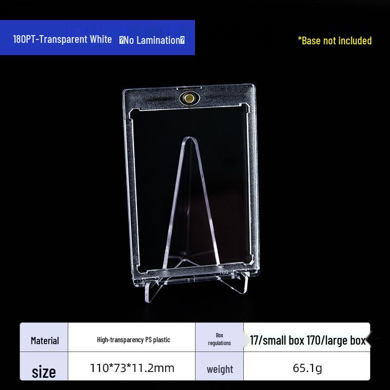 35PT Star Card Magnetic Transparent Brick Set for Naruto, Pokemon, Yu-Gi-Oh, Ultraman