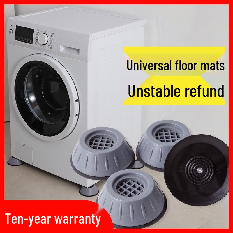 Universal Non-Slip Vibration Dampening Pads for Washers & Fridges - Moisture-Proof Heightening Mats