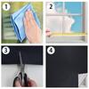 Portable Blackout Blind Window Thermal Insulated Kitchen Curtains Stick On DIY