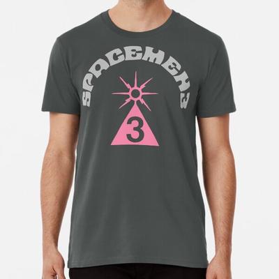 Logo Spacemen 3 | Biały S do 5XL Wyprodukowano w AU/USA Koszulka