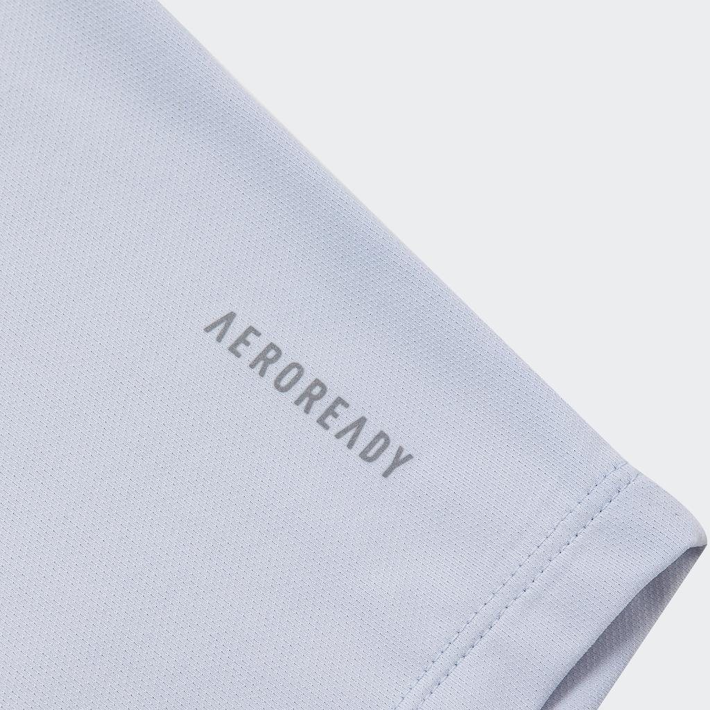 Adidas W Cf Baby T Logo Print Pattern Three Stripes Quick-Dry Sports Short Sleeve T-Shirt Women Tops Light-Blue JV9931