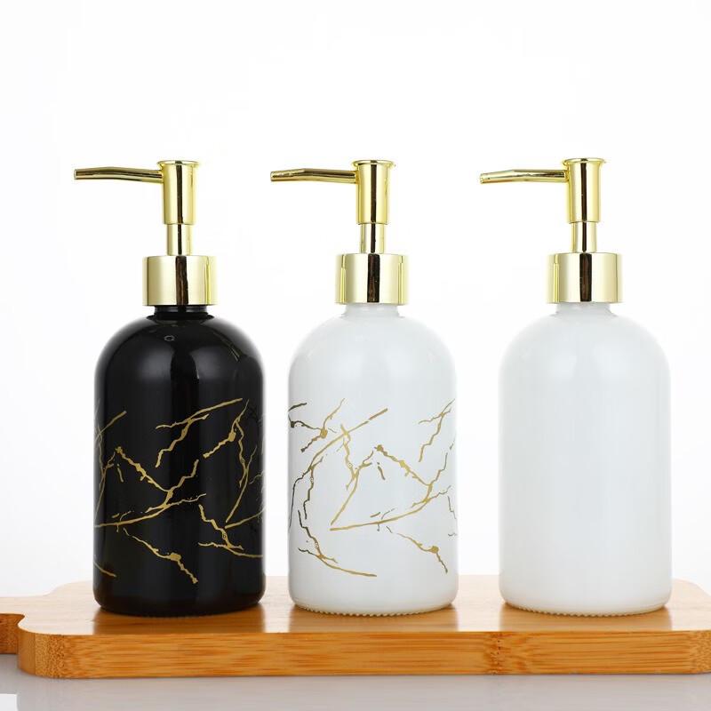 OIMG Marble Pattern Lotion Dispenser Bottle