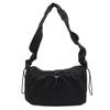 Drawstring Pleated Cloud Bag Women's Spring New Lightweight Nylon Shoulder Messenger Bag