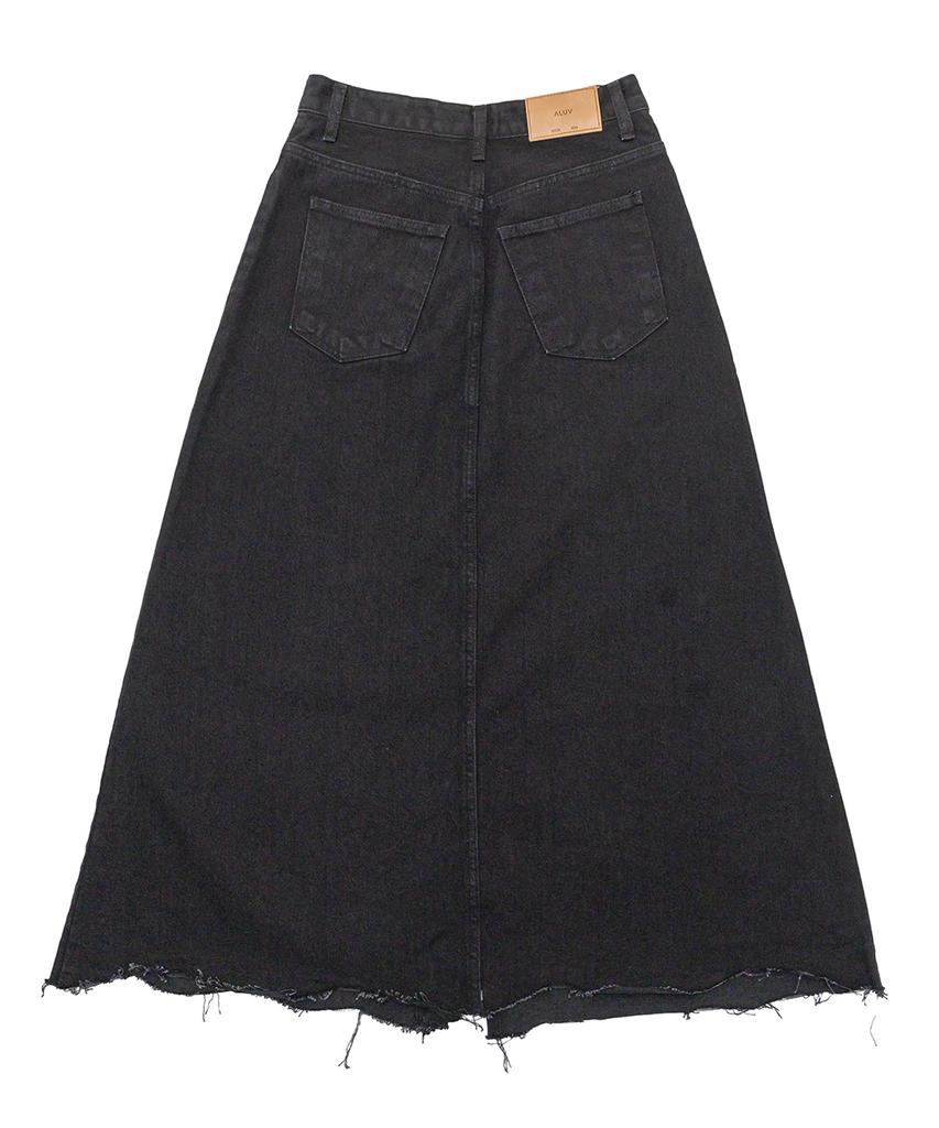 Eilubeu Long Front Slit Skirt Aaqjds101P