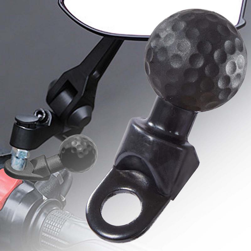 Motorcycle Phone Holder Angled Head Adapter Ball Base Angled Shock Absorbing Sturdy Alloy Ball Base Cycling Accessories for Bike