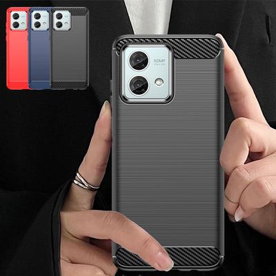 For Cover Moto G84 Case Moto G84 Capas Armor Phone Bumper Back Shockproof Soft TPU Carbon Fiber Fundas Motorola Moto G84 G 84