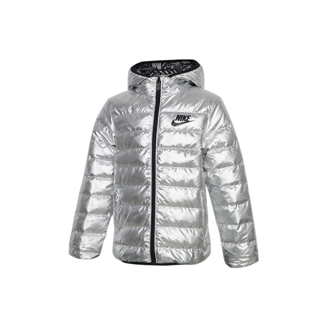 

Nike Hooded Casual Reversible Long Sleeve Down Jacket Kids Jackets DB7401-095 L