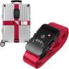 Suitcase Strap with TSA Suitcase Adjustable with Dial Ideal for Travel and Business Convenient Earthquake Prevents and Shifting Lock Cross-Shaped