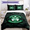 Hibernian FC Set Lenzuola Stampato 3 Pezzi Copripiumino Traspirante con Federe Biancheria da Letto Decorativa per Camera da Letto Casa