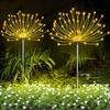 Solar LED Firework Light Solar Garden Lights Outdoor 60-420 LED Firework Beads Waterproof Colorful Lighting DIY Decoration Patio Pathway
