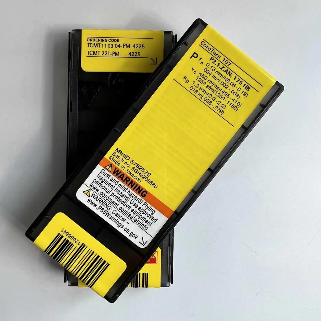 Original Sandvik / TCMT110304-PM 4225 /Carbide CNC Blade 10 PCS