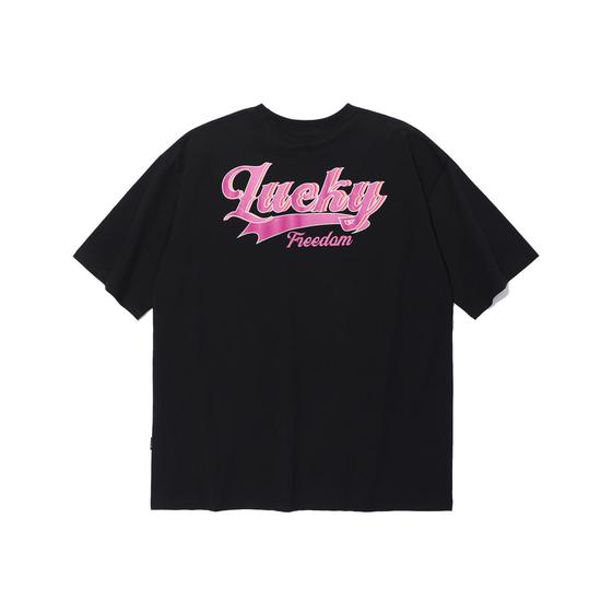 Lucky T-Shirt (Black) Freedom Gym Wear Sportswear Short Sleeve T-Shirt