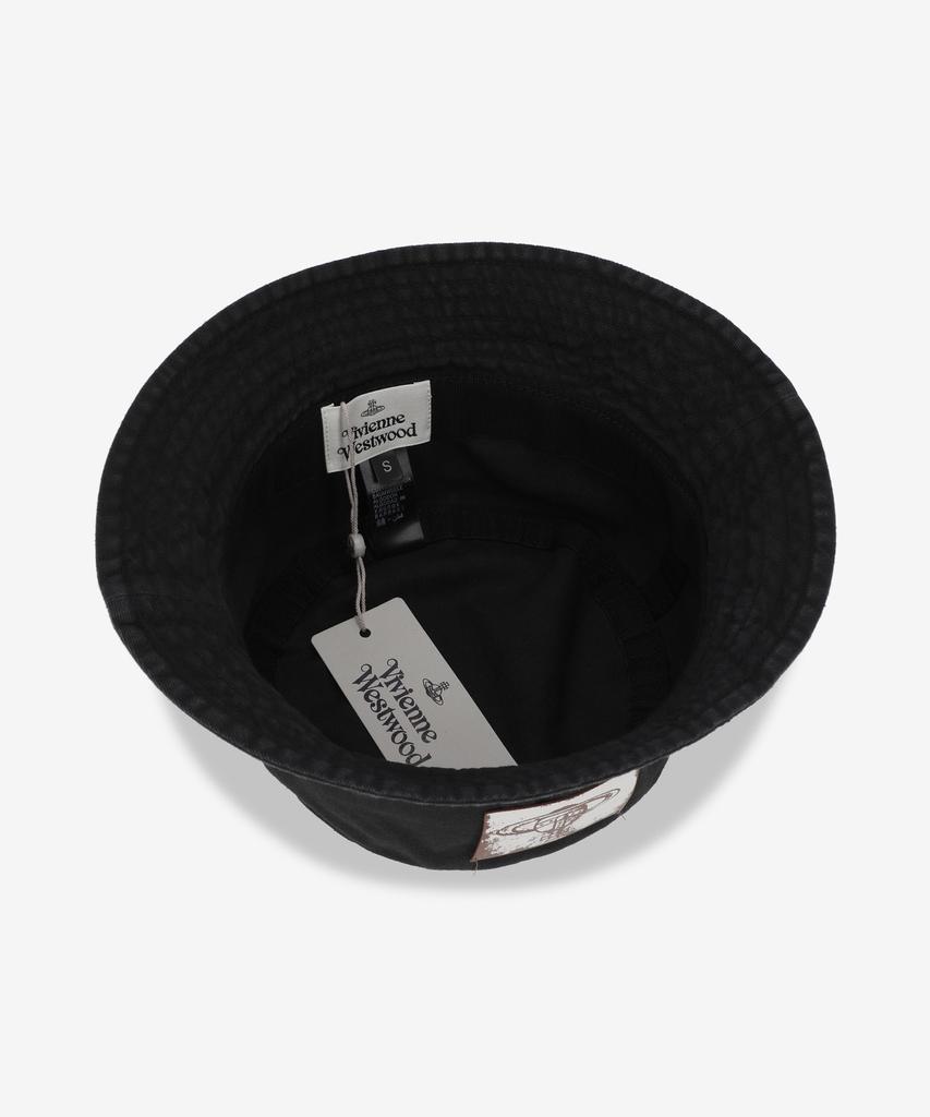 Bibianweseuteuudeu Logo Bucket Hat - Black / 81020009W016En401