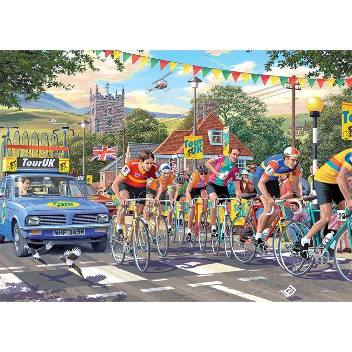 Puzzle - JUMBO - FALCON - The bike race - 1000 pièces - Dès 12 ans