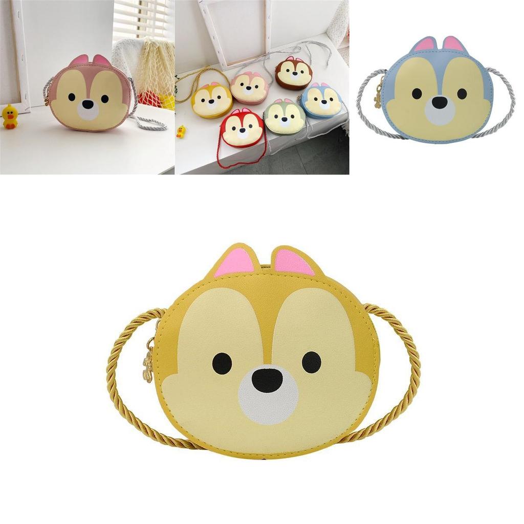 Kids Small Shoulder Bag Pu Leather Compact Crossbody For Daily Use