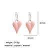 1Pair Durable Heart Shape Heart Earrings Sweet Temperament Simply Design Fashion Jewelry Candy Trendy Ear Accessories For Women