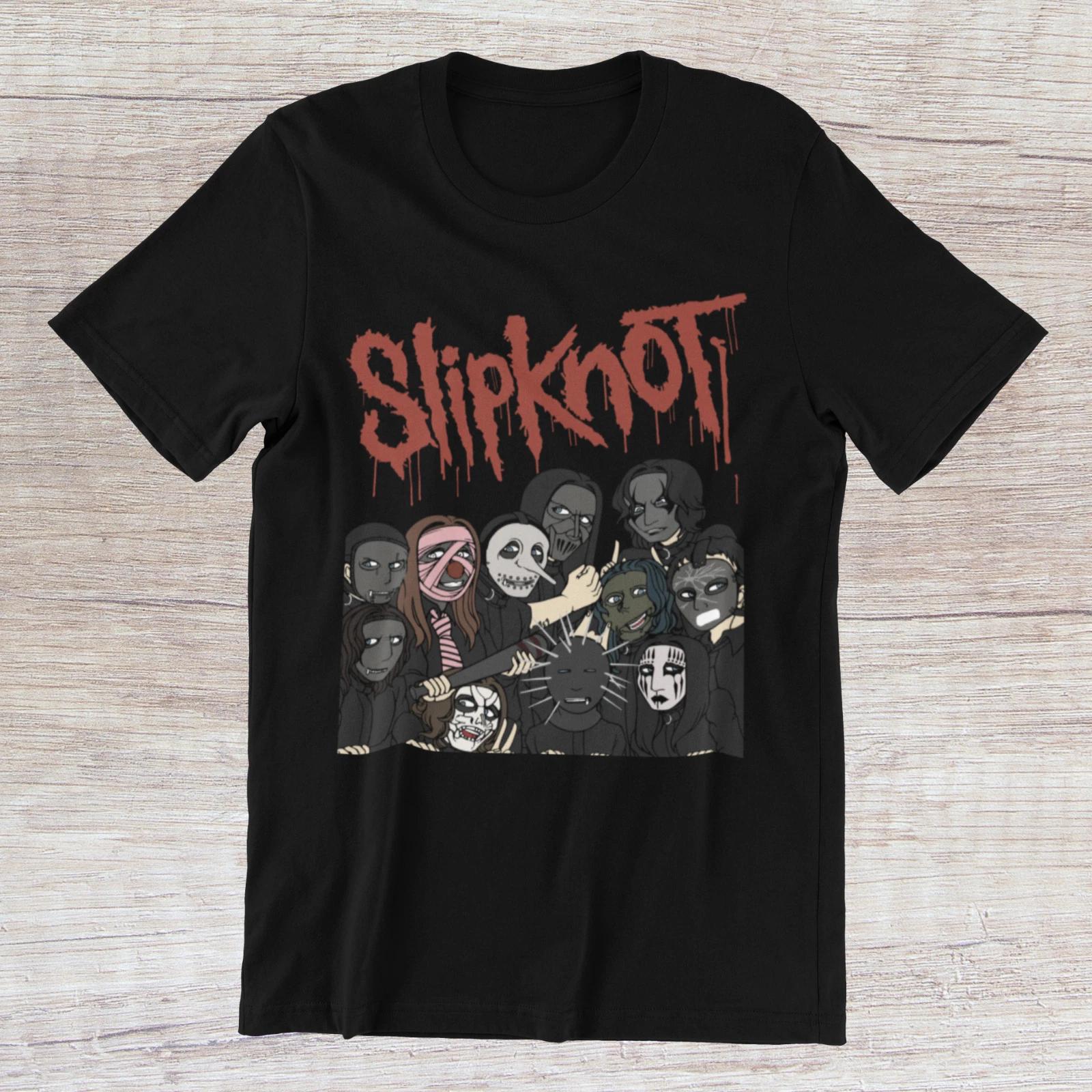 

Футболка SLIPKNOT Хэви-метал Хард-рок Хедбенгеры Группа на кольцепрядельной хлопковой футболке S
