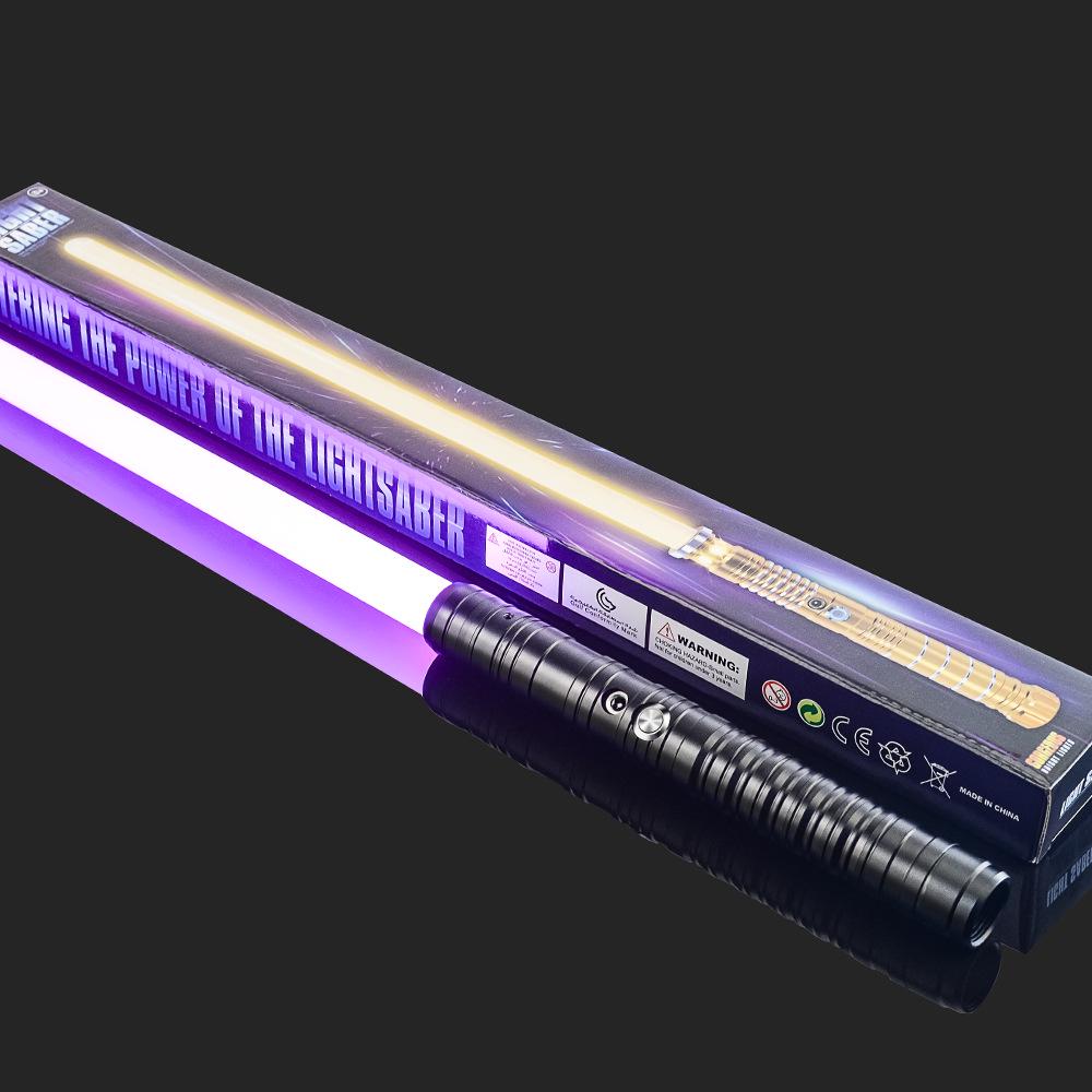 Cutie Cadou Premium Sabie Laser Star Wars din Metal - Reîncărcabilă, Jucărie Luminoasă pentru Copii