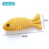 Cat Toys, Huge Linen Fish for Teasing Cats, Self-entertainment, Chewing and Grinding Teeth Cat, Mint Fish, Wavy Cloth Fish Cat Toys